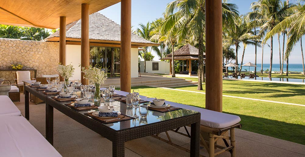 Villa Shanti - Outdoor dining